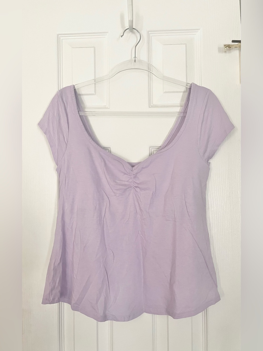 Victoria’s Secret - Size L - Bra Tops Ruched Neckline - Light Purple